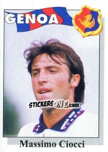 Sticker Massimo Ciocci - Calcioflash 1995 n. 121 - Euroflash