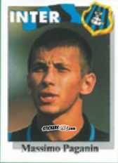 Cromo Massimo Paganin - Calcio Flash 1995 n. 129 - Euroflash