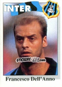 Sticker Francesco Dell'Anno - Calcioflash 1995 - Euroflash