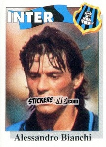 Sticker Alessandro Bianchi - Calcioflash 1995 - Euroflash