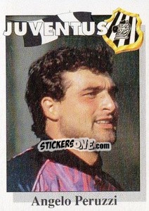 Sticker Angelo Peruzzi - Calcioflash 1995 n. 142 - Euroflash