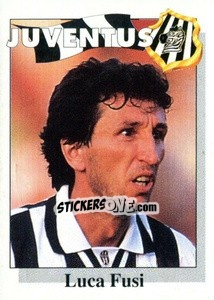 Sticker Luca Fusi - Calcioflash 1995 n. 147 - Euroflash