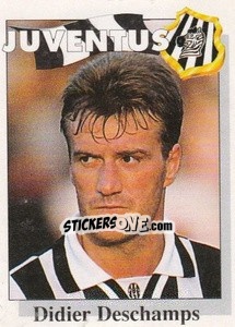 Sticker Didier Deschamps - Calcioflash 1995 n. 155 - Euroflash