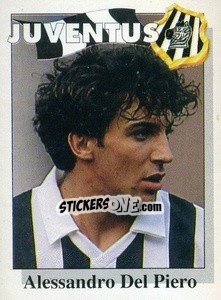 Sticker Alessandro Del Piero - Calcioflash 1995 n. 156 - Euroflash