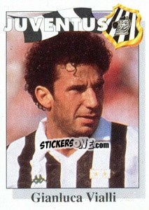 Figurina Gianluca Vialli - Calcioflash 1995 - Euroflash