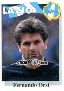 Sticker Fernando Orsi - Calcioflash 1995 n. 161 - Euroflash
