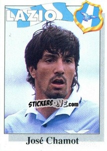 Sticker José Chamot - Calcioflash 1995 n. 166 - Euroflash