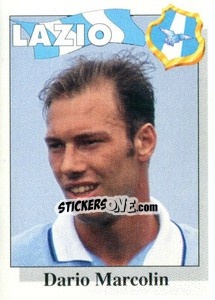 Sticker Dario Marcolin - Calcioflash 1995 n. 171 - Euroflash