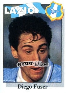 Sticker Diego Fuser - Calcioflash 1995 n. 172 - Euroflash