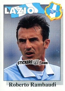 Cromo Roberto Rambaudi - Calcioflash 1995 - Euroflash