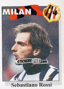 Sticker Sebastiano Rossi - Calcioflash 1995 - Euroflash