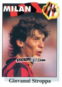Sticker Giovanni Stroppa - Calcioflash 1995 n. 191 - Euroflash