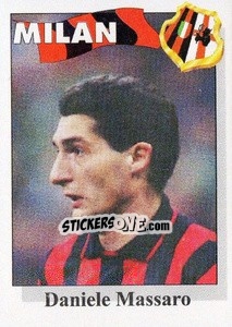 Sticker Daniele Massaro - Calcioflash 1995 - Euroflash