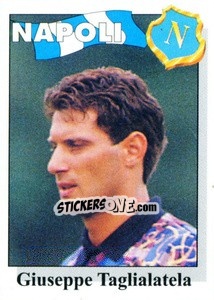 Sticker Giuseppe Taglialatela - Calcioflash 1995 n. 196 - Euroflash