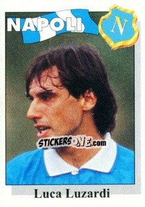 Cromo Luca Luzardi - Calcioflash 1995 n. 198 - Euroflash