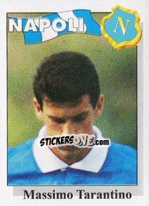 Sticker Massimo Tarantino - Calcioflash 1995 n. 201 - Euroflash