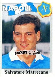 Sticker Salvatore Matrecano - Calcioflash 1995 n. 202 - Euroflash