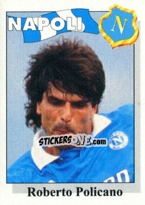 Sticker Roberto Policano - Calcioflash 1995 n. 204 - Euroflash