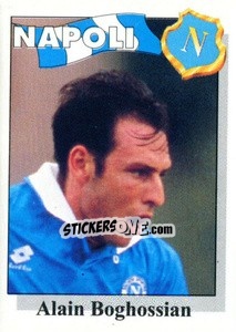Sticker Alain Boghossian - Calcioflash 1995 n. 205 - Euroflash