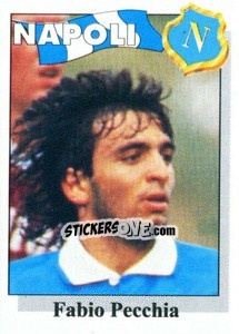 Sticker Fabio Pecchia - Calcioflash 1995 - Euroflash