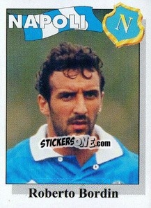 Cromo Roberto Bordin - Calcioflash 1995 - Euroflash