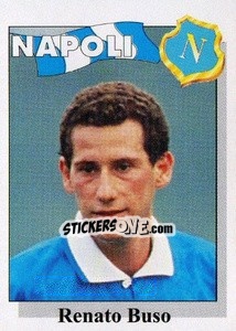 Sticker Renato Buso - Calcioflash 1995 n. 211 - Euroflash