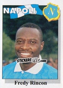 Sticker Fredy Rincon - Calcioflash 1995 n. 212 - Euroflash