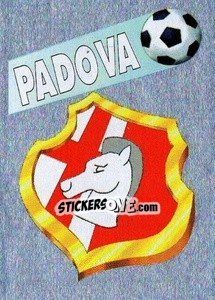 Figurina Scudetto Padova - Calcioflash 1995 - Euroflash