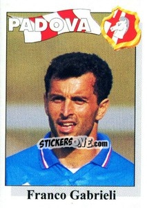 Sticker Franco Gabrieli - Calcioflash 1995 - Euroflash
