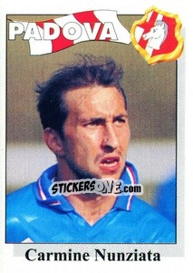 Sticker Carmine Nunziata - Calcioflash 1995 n. 222 - Euroflash