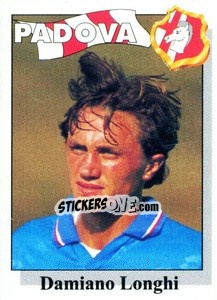 Sticker Damiano Longhi - Calcioflash 1995 - Euroflash