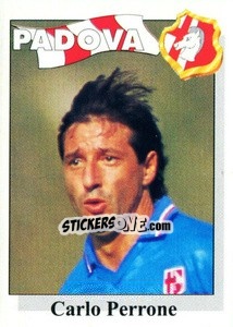 Sticker Carlo Perrone - Calcioflash 1995 - Euroflash
