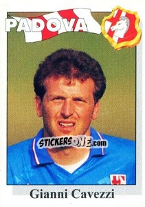 Sticker Gianni Cavezzi - Calcioflash 1995 n. 225 - Euroflash