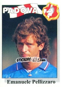 Sticker Emanuele Pellizzaro - Calcioflash 1995 - Euroflash