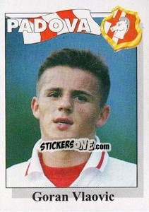 Sticker Goran Vlaovic - Calcioflash 1995 - Euroflash