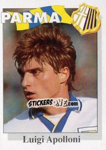 Sticker Luigi Apolloni - Calcioflash 1995 - Euroflash