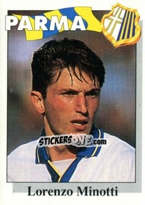 Sticker Lorenzo Minotti - Calcioflash 1995 n. 235 - Euroflash