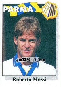 Sticker Roberto Mussi - Calcioflash 1995 n. 236 - Euroflash