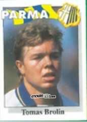 Sticker Tomas Brolin - Calcio Flash 1995 n. 244 - Euroflash