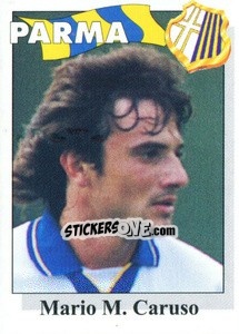 Sticker Mario M. Caruso - Calcioflash 1995 n. 245 - Euroflash