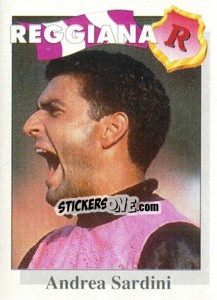 Sticker Andrea Sardini - Calcioflash 1995 n. 250 - Euroflash
