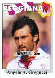 Sticker Angelo A. Gregucci - Calcioflash 1995 - Euroflash