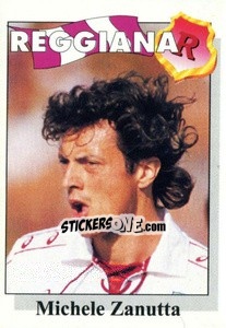Sticker Michele Zanutta - Calcioflash 1995 n. 253 - Euroflash