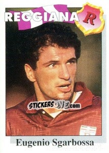 Sticker Eugenio Sgarbossa - Calcioflash 1995 n. 257 - Euroflash