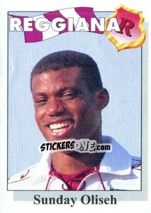 Figurina Sunday Oliseh - Calcioflash 1995 - Euroflash