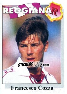 Sticker Francesco Cozza - Calcioflash 1995 n. 260 - Euroflash