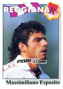 Sticker Massimiliano Esposito - Calcioflash 1995 n. 263 - Euroflash