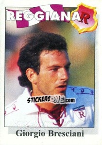 Sticker Giorgio Bresciani - Calcioflash 1995 - Euroflash