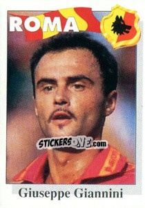 Sticker Giuseppe Giannini - Calcioflash 1995 - Euroflash