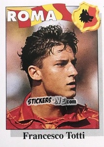 Sticker Francesco Totti - Calcioflash 1995 - Euroflash